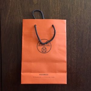 Hermès jewelry gift bag